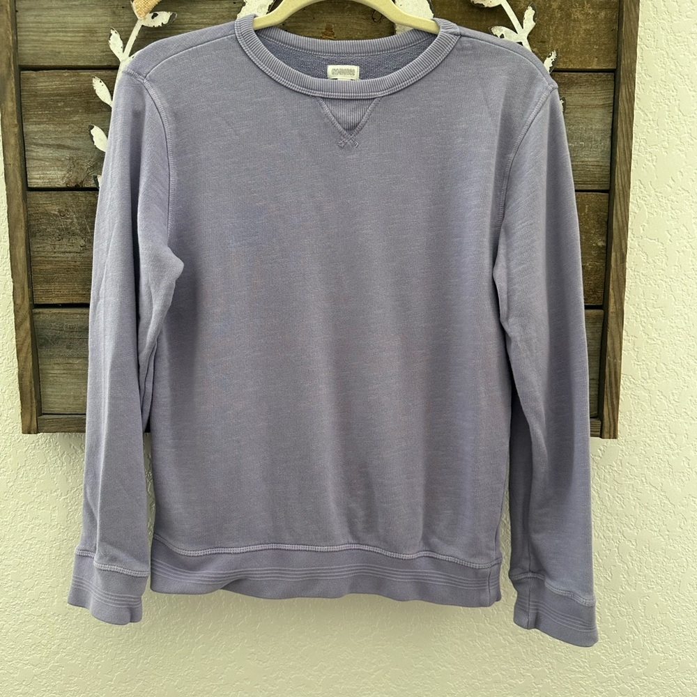 Gymboree Lavender Crewneck‎ Sweatshirt 100% cotton kids size XL